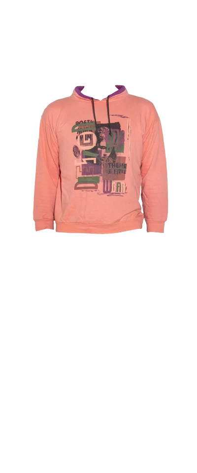 Pink Sweater with Print